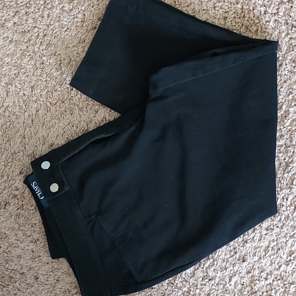 Chaps capris black cotton. Size 12P